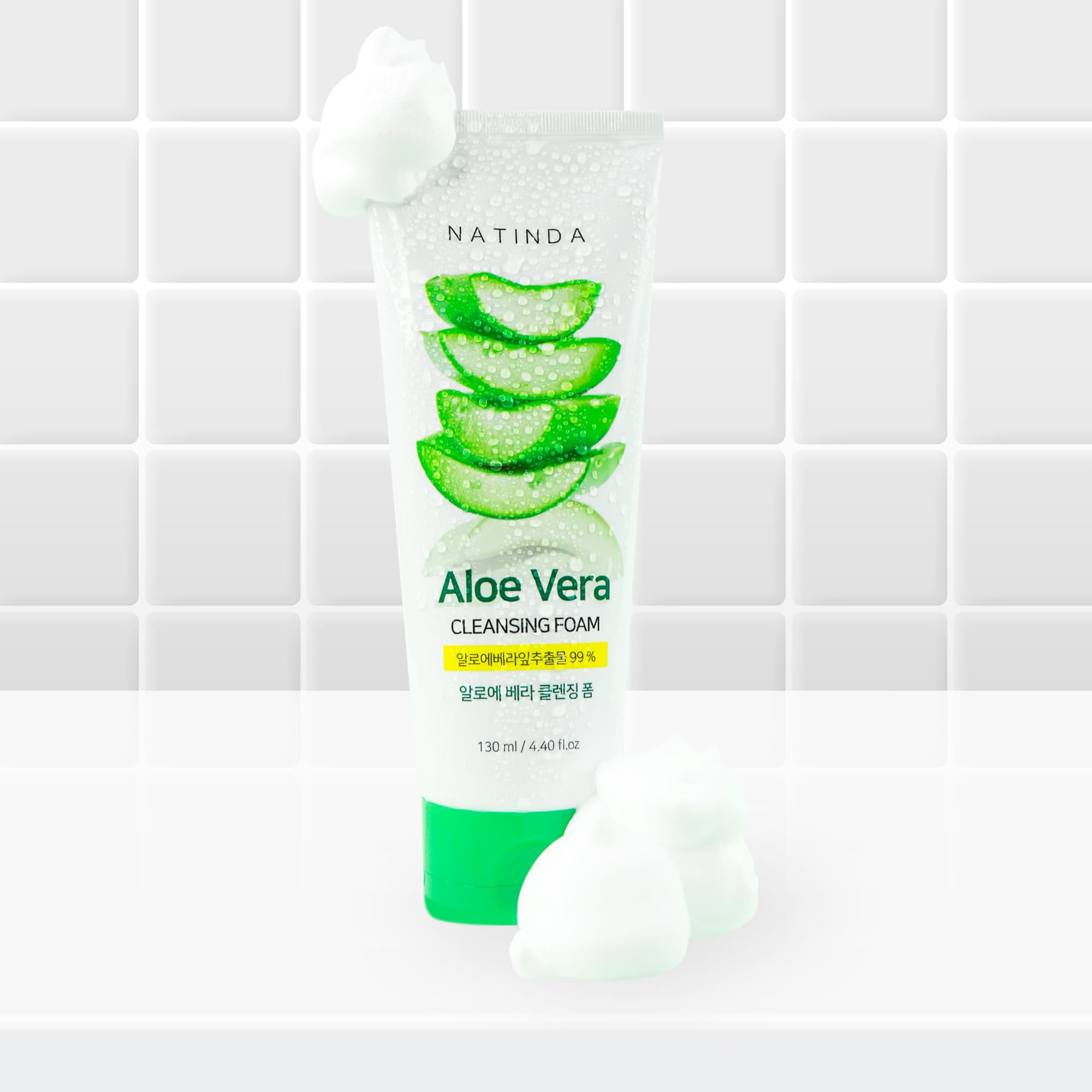 Natinda Aloe Vera Cleansing Foam 130g