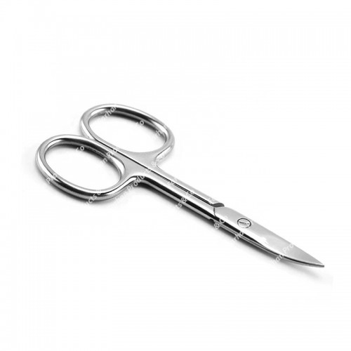 New Black Handle Curved Sharp Cuticle Scissors, Nickle Plated Manicure & Pedicure 9.5cm nail scissors makeup tool