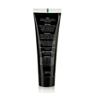New natural herbal private label activated bamboo charcoal toothpaste