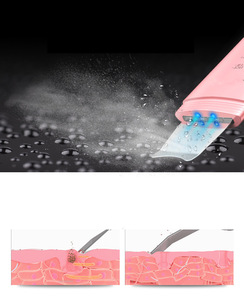 new products 2019 amazon hot sale new product Ultrasonic blue light skin scrubber