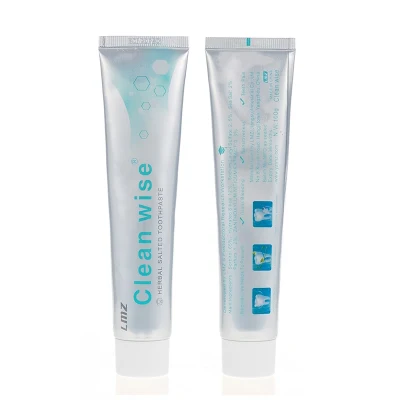 OEM Private Label Eco Friendly Gingivitis Periodontal Sensitive Tooth Whitening Herbal Salted Toothpaste