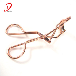 Private Label Gold metal Eyelash Curler,Stainless Steel eyelash applicator