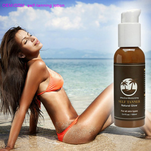 Private Label Natural Organic Ingredients Sunless Body Tanning Lotion
