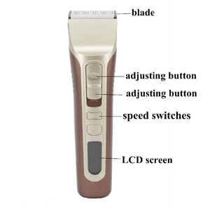 Professional 110V/220V Rechargeable Battery Electric Hair Trimmer for Men