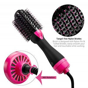 Professional Hot Air Brush with Straightening One Step Hair Dryer Brush hot air comb
