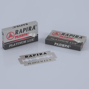 Rapira Platinum double edge razor blades