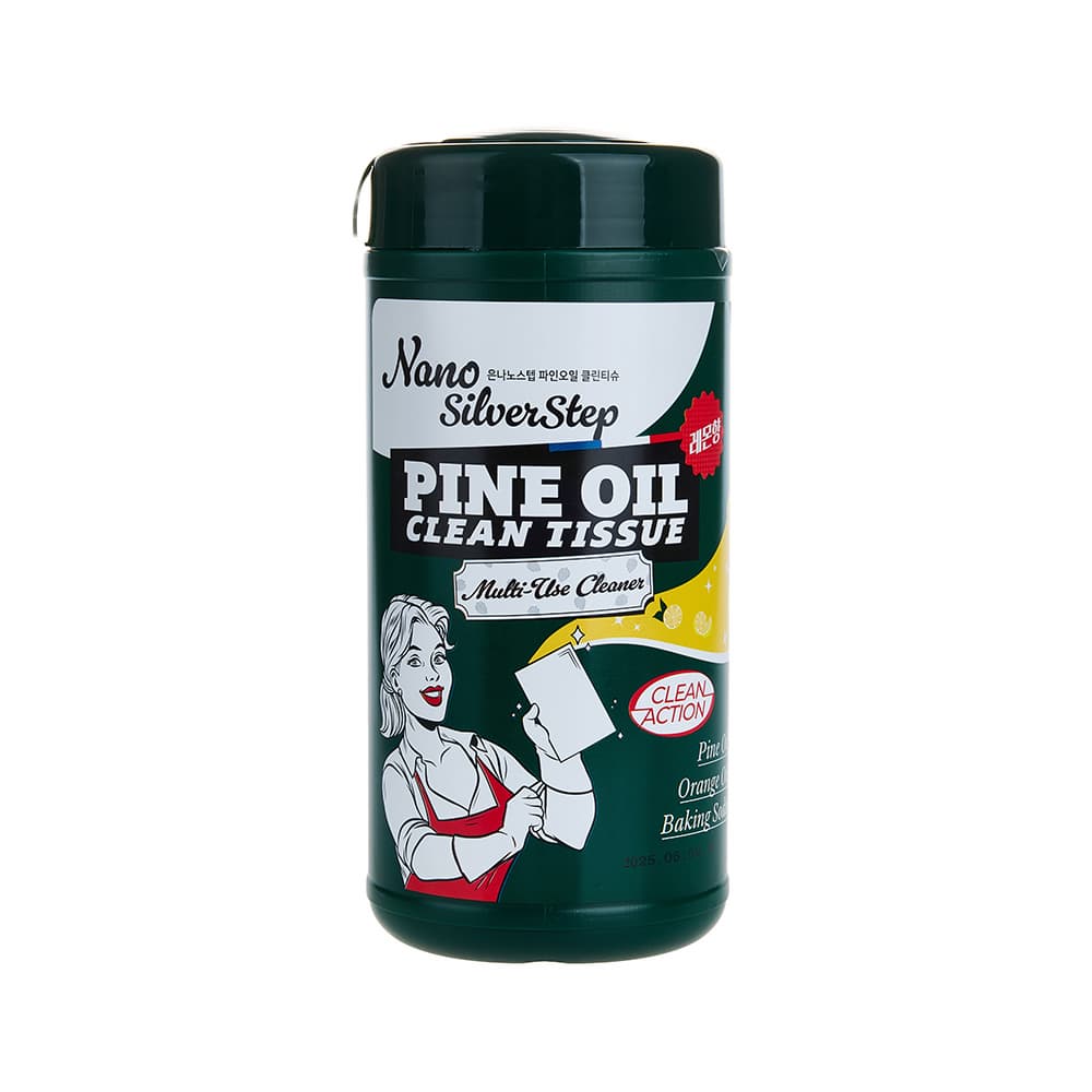 Silver Nano Step Pine Oil Clean Tissue