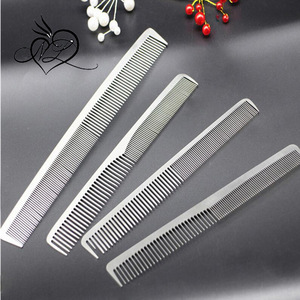 Stainless Steel Professional Hair Comb Ultra-thin Anti-Static B Salon Hair Styling Hairdressing Barbers Brush Combs