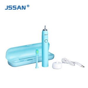 Ultrasonic 2 brush heads oral hygiene health product rechargeable 5modes sonic electric tooth brushes with pressure sensor