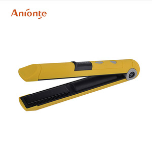 USB charging rechargeable hair straightener