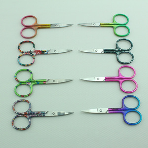 Various Color Makeup Manicure Scissor With Epoxy Handle