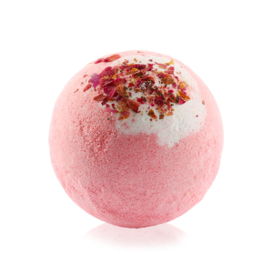 Vegan 120g Ball Organic Fragrance Skincare Bubble Fizzy  Natural Bath bombs With Dried Flowers Spa Rose Bath Bomb