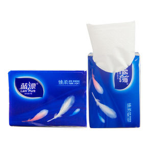 Wholesale Bamboo  Pulp Facial Tissue 200*200 mm Mini Pocket Tissue