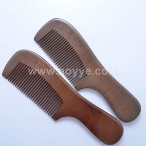 Wholesale Customized Logo Sandalwood Hair Comb Wooden Combs