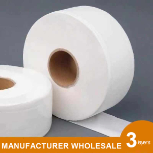 Wholesale High Quality White Kitchen Jumbo Roll  Hand Paper Towel Roll Bathroom Paper Tissue With Core