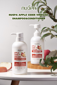 Wholesale Private Label Nuspa Hair Care Apple Cider Nourishing & Hydrating best Hair Shampoo with Natural Argan Oil