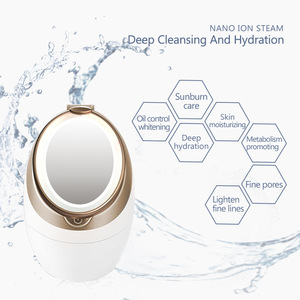 With makeup mirror nano ionic deep cleansing face wash moisturizer vapozone facial steamer