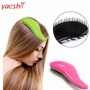 Yaeshii Hot Product customized detangling hair brush Detangling Brush Boar bristle Detangler Hair Comb