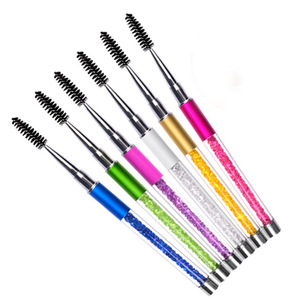 Yunya Wholesale Beauty Mascara Wands Rhinestones Eyelash Brush Makeup Brush For Mascara Wands OEM ODM