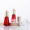 glass cosmetic pump bottle skincare serum lotion bottle with pump head