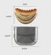 Customized Logo Lymphatic Face Brush Elliptical Facial Massager for Daily Concealer Cream Application and Jawline Contouring