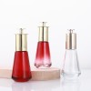 glass cosmetic pump bottle skincare serum lotion bottle with pump head