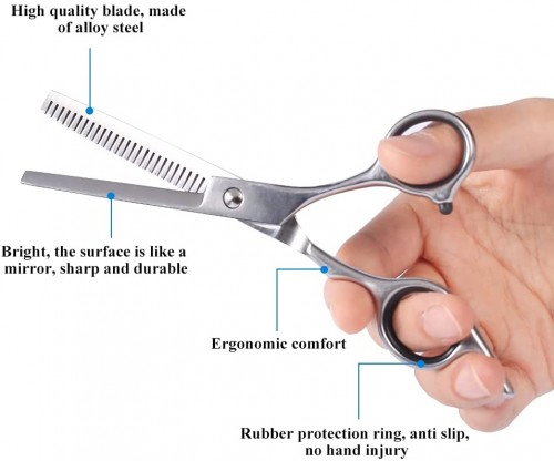Barber Scissors Professional Hairdressing Scissors Set Styling hair cutting scissors Hair Beard Trimming Shaping Grooming Shear