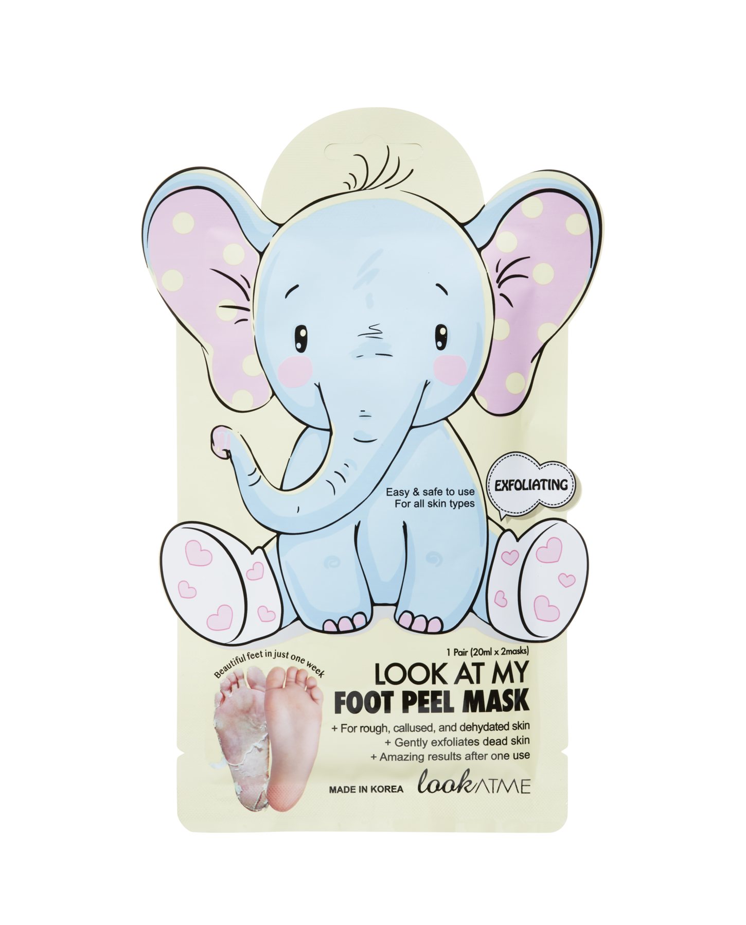 lookATME LOOK AT MY FOOT PEEL MASK ELEPHANT