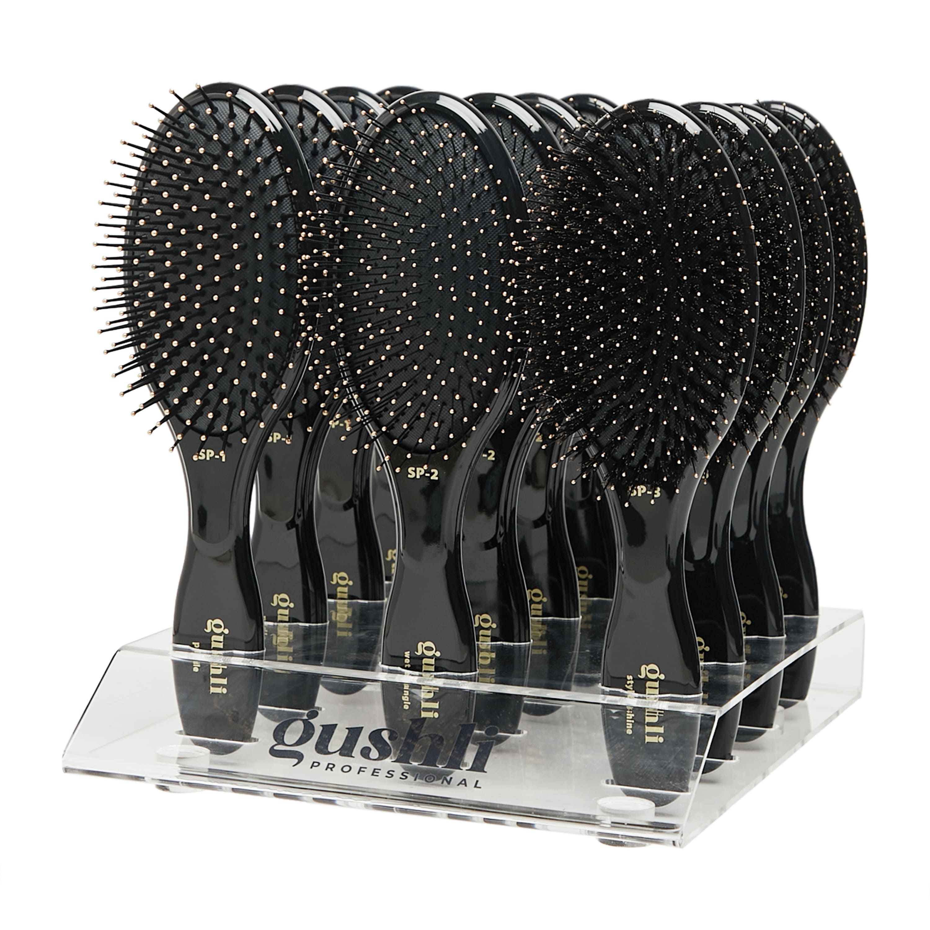 GUSHLI  Speed Pro Paddle Hair Brush for Detangling, Styling and Shine