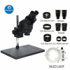 7-45X 3.5X-180X Zoom Magnification Binocular Stereo Microscope with 56 Adjustable LED Lights