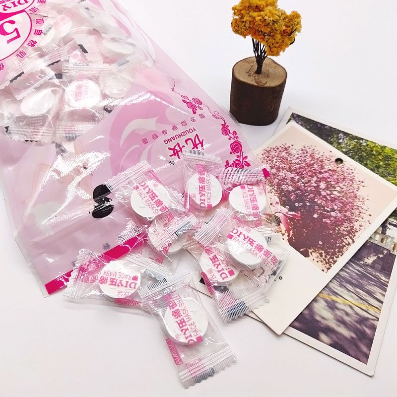 Non-woven Compressed Mask Sheet  50PCS