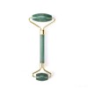green aventurine jade face roller and guasha gift box set