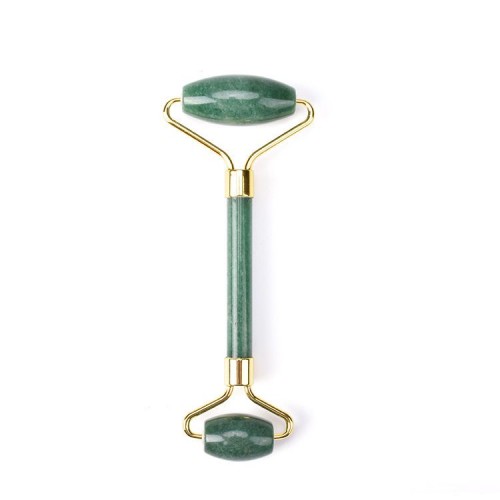 green aventurine jade face roller and guasha gift box set
