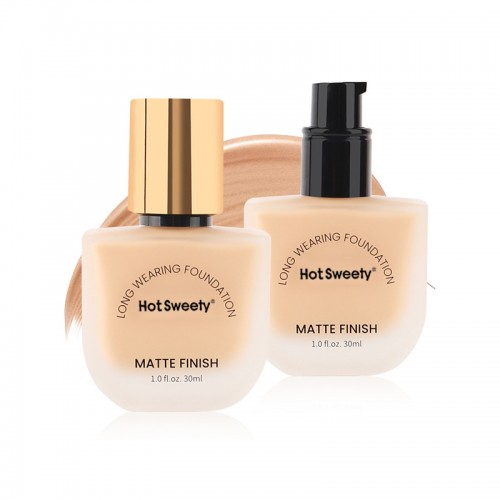 Waterproof Oil-controlling Matte Foundation Glass Bottle