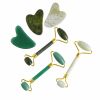 green aventurine jade face roller and guasha gift box set
