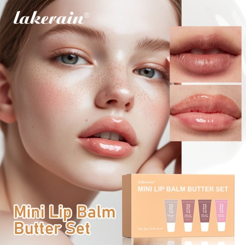 Mini Lip Balm Set Fruit Flavor Herbal Moisturizing Waterproof Travel Size Private Label Wholesale Low MOQ