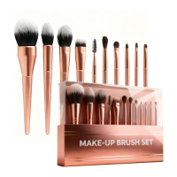 Premium Makeup Brush Set Professional Cosmetic Kit with Box Packaging OEM/ODM Custom Logo Face Powder Brushes
