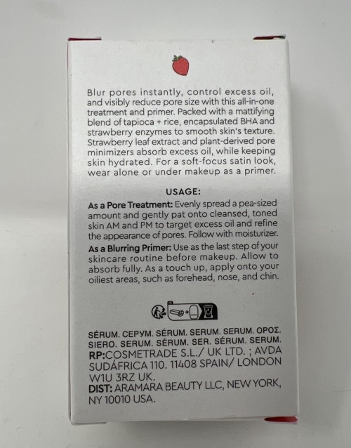 Strawberry BHA Pore-Smooth Blur Drops