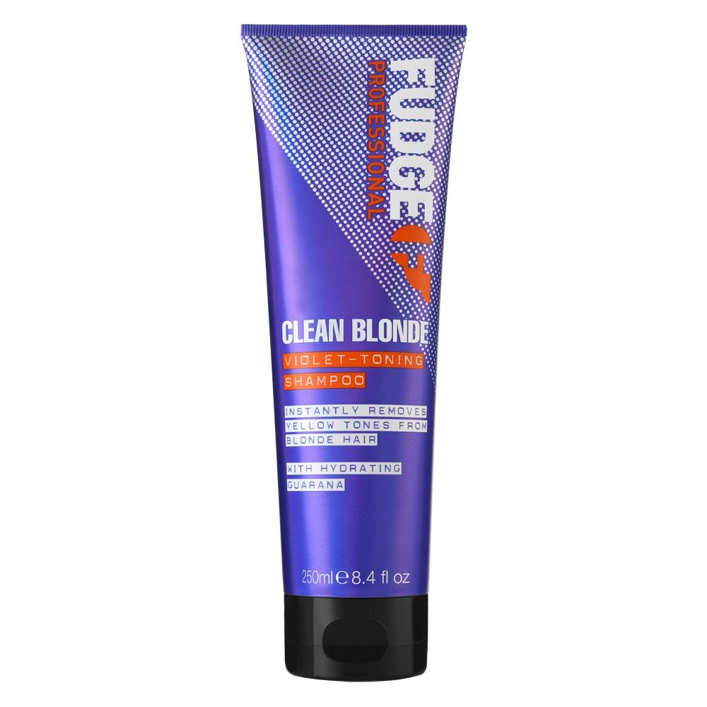 fudge clean blond violet toning shampoo 250ml