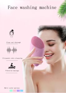 2021 new hot selling smart sonic handle silicone facial cleansing brush