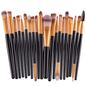 20pcs Amazon your own brand organic oem novelty personalized foundation kabuki make-up cosmetic set make up makeup brush