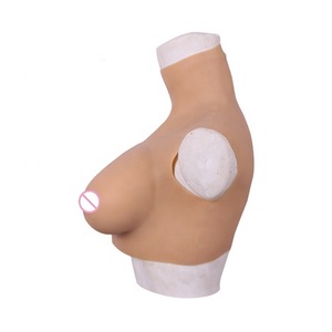 75D Cup Artificial Breast Enhancer Realistic Silicone Breast Forms for Crossdresser