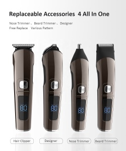 Adjustable Hair Beard Trimmer Clippers Rechargeable Cordless Electric Hair Cutting Machine Beard Trimmer for Home Barber Use