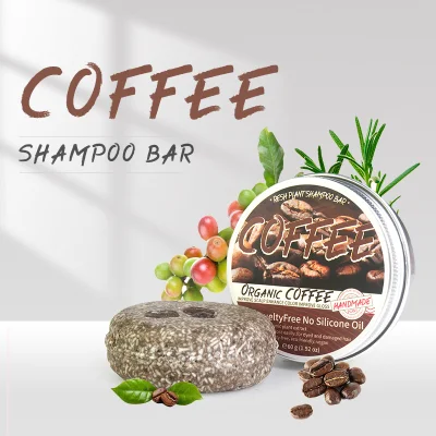Beauty Cosmetics Skin Care Oil Control Scurf Removal Coffee Shampoo Bar