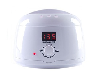 Black small mini smart 220v electric screened depilatory wax heater warmer for melting wax