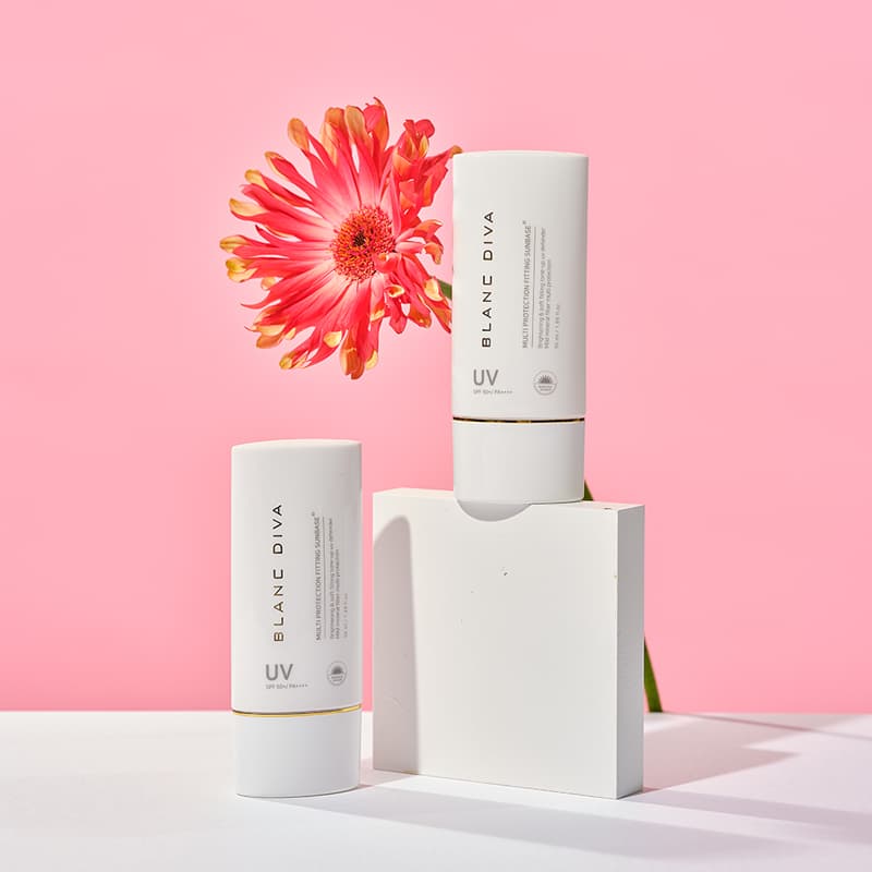 BLANC DIVA MULTI PROTECTION FITTING SUNBASE SUN CREAM STRONG UV PROTECTION