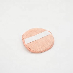 Circular double-sided customization microfiber cloth makeup remover reusable pad
