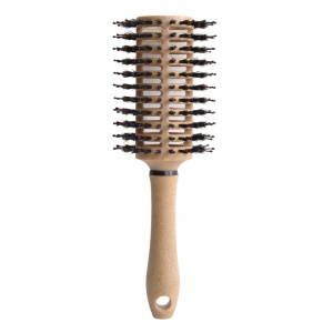 Coconut fiber brush hair biodegradable boar bristle hair brush