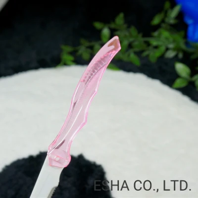 Convenience Cosmetic Eyebrow Shaping Tool Plastic Folding Eyebrow Knife