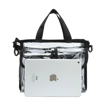 Custom Clear Makeup Artist Set Bag with Magnet Front Pockets